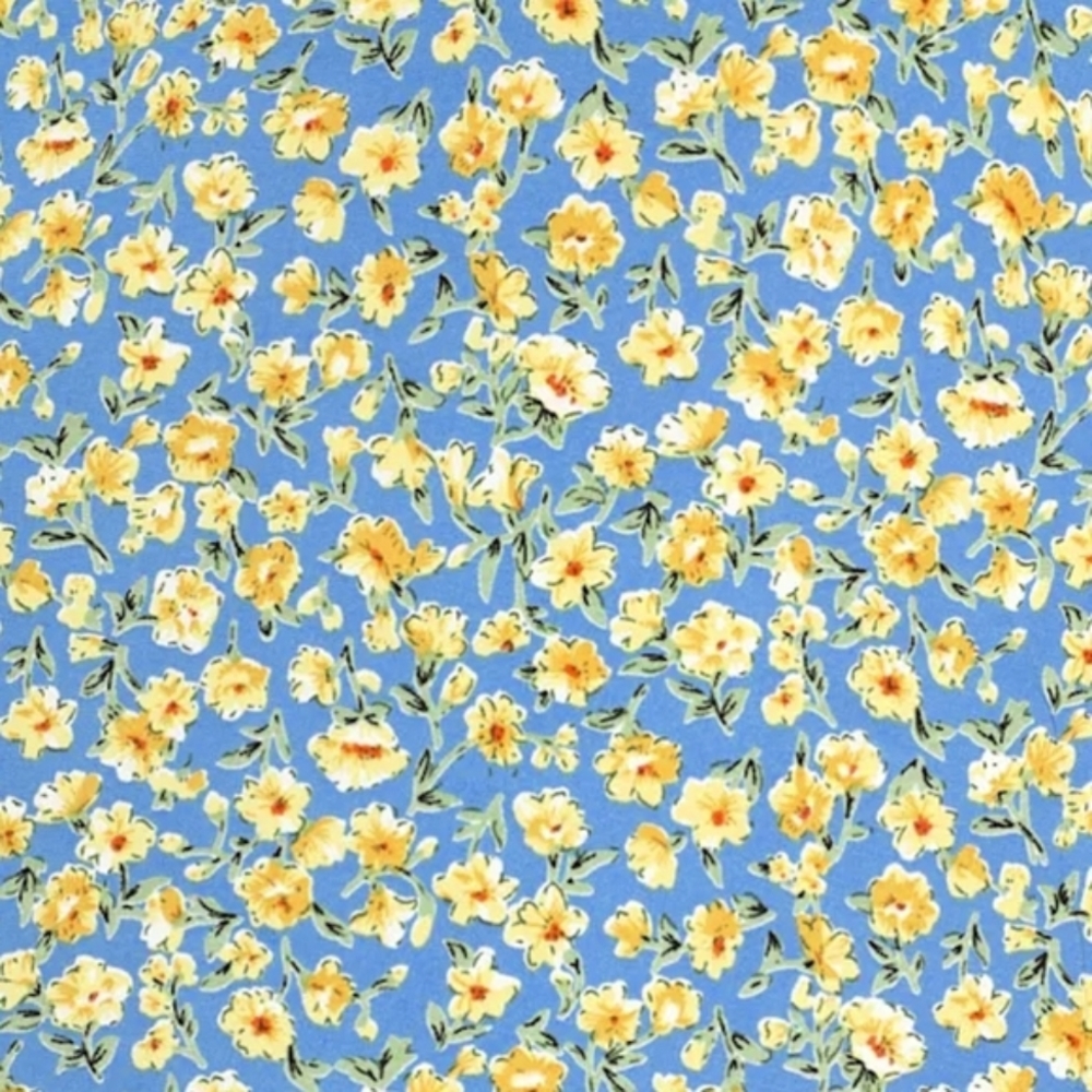 Lulus Blue Floral Print Cutout Midi Dress - Picture 12 of 12